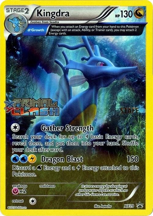Kingdra XY39 Prerelease Staff