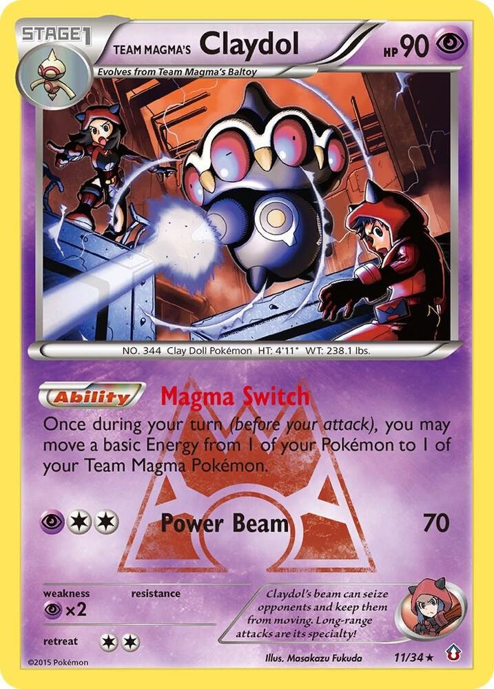 Team Magmas Claydol