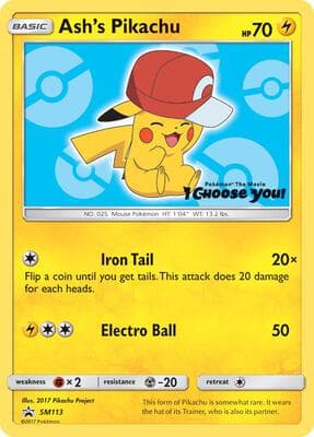 Ashs Pikachu SM113