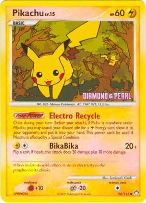 Pikachu 94 123 Diamond and Pearl