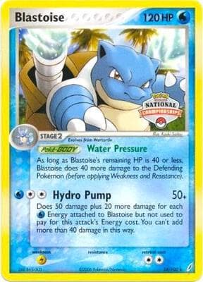 Blastoise 14 100 National Championships