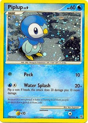 Piplup 93 130 Cosmos Holo