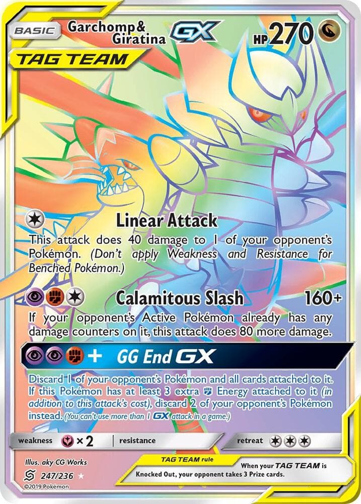 Garchomp and Giratina GX Secret