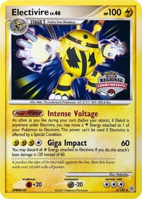 Electivire 3 130 Regional Championships