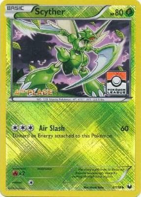 Scyther 4 108 Pokemon League 4th Place