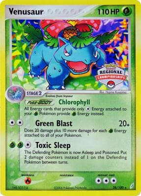 Venusaur 28 100 Regional Championships
