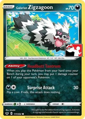 Galarian Zigzagoon 117 202