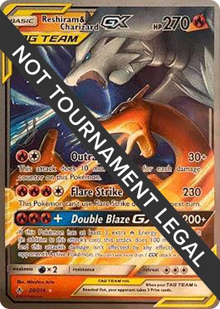 Reshiram and Charizard GX 2019 Henry Brand