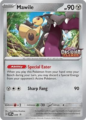 Mawile 039 Prerelease Staff