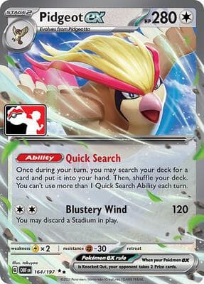 Pidgeot ex 164 197