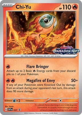 Chi Yu 057 Prerelease Staff