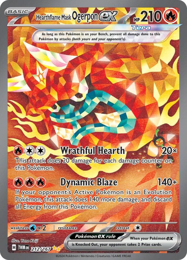 Hearthflame Mask Ogerpon ex 212 167