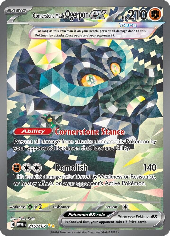 Cornerstone Mask Ogerpon ex 215 167