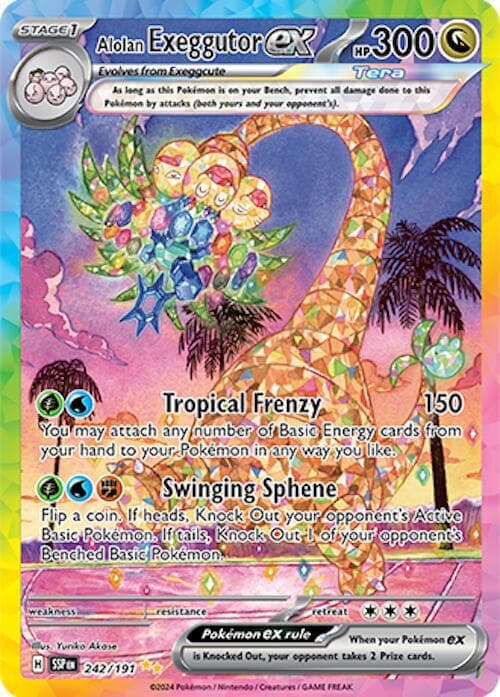 Alolan Exeggutor ex 242 191