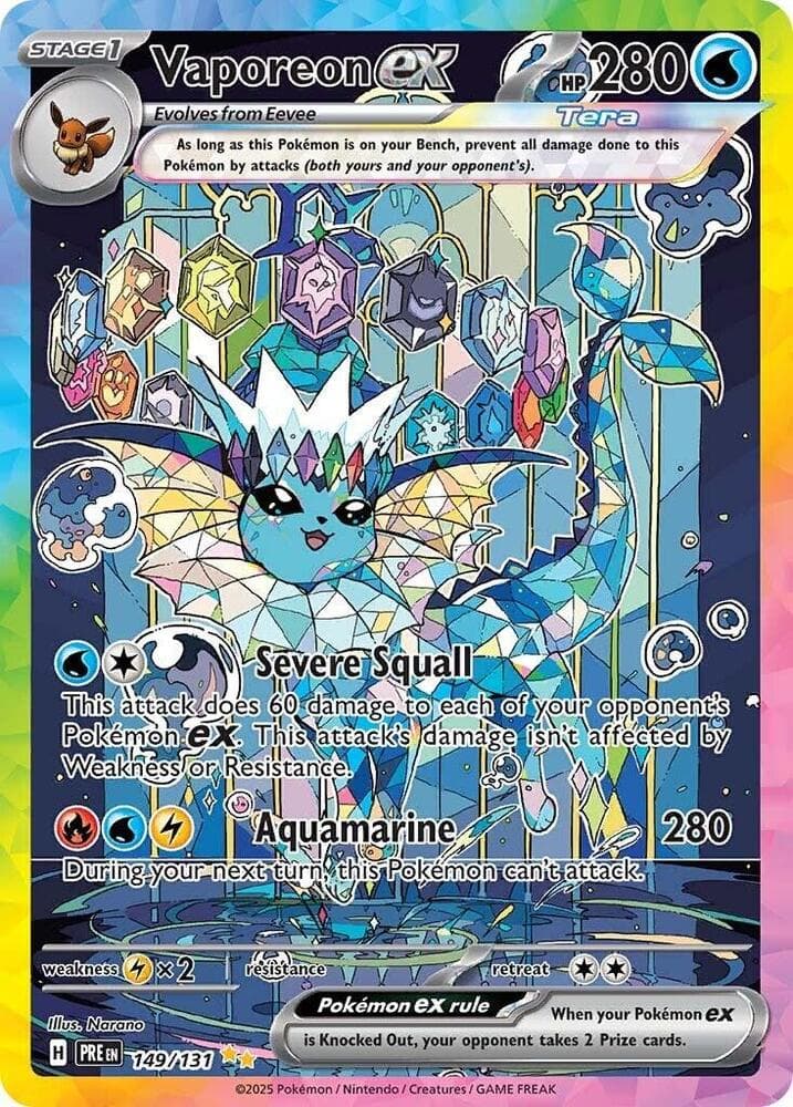 Vaporeon ex 149 131