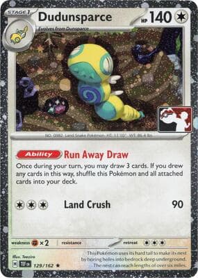 Dudunsparce 129 162 Cosmos Holo