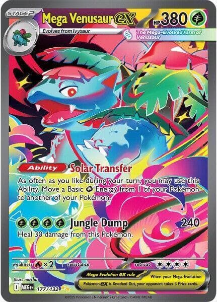 Mega Venusaur ex 177 132