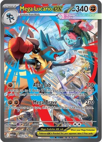 Mega Lucario ex 179 132