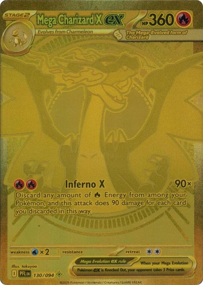 Mega Charizard X ex 130 094