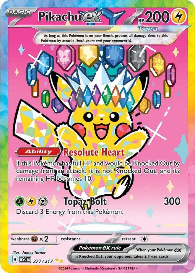 Pikachu ex 277 217
