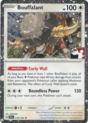 Bouffalant 119 142 Cosmos Holo