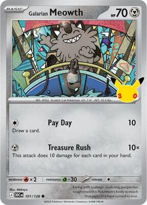 Galarian Meowth 101 128