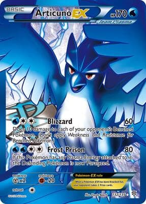 Articuno EX Team Plasma 132 Full Art