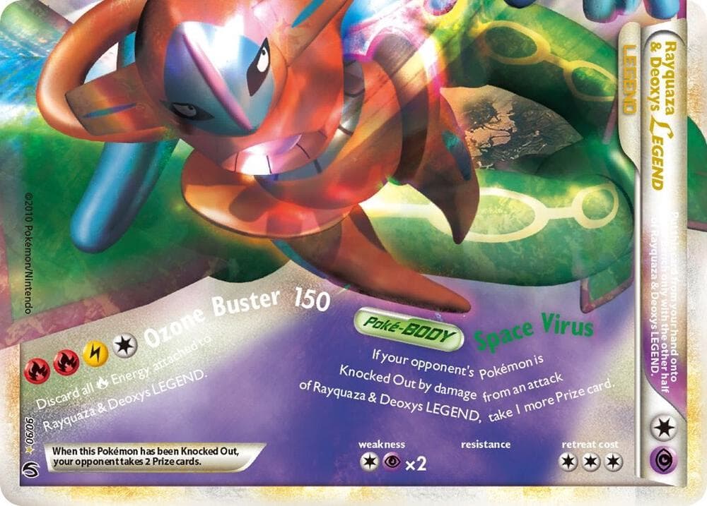 Rayquaza and Deoxys Legend Bottom