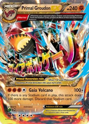 Primal Groudon EX Omega