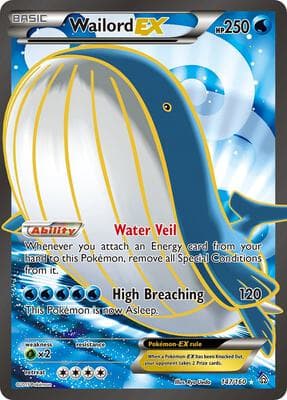 Wailord EX 147 Full Art